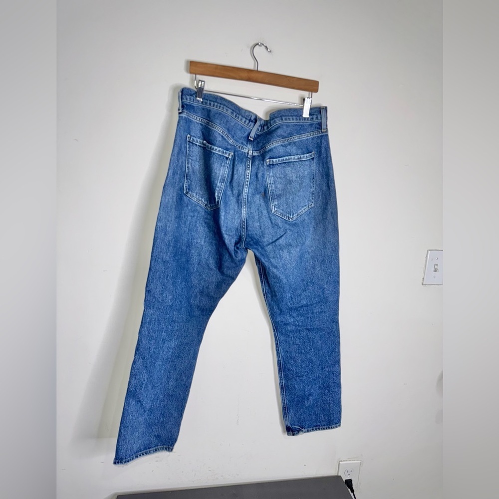 Agolde Riley Long Buttonfly Jeans - Picture 3 of 9